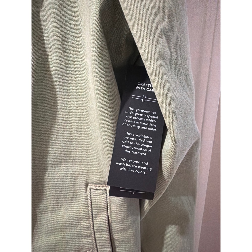 Liverpool Los Angeles Spanish Moss Green Jean Jacket LM1004WF XL NEW - Picture 3 of 7